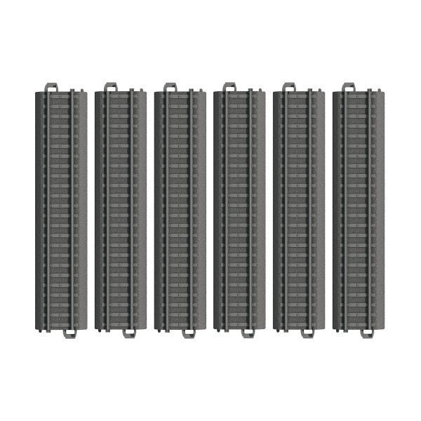 Märklin my world - 6 Stk. Kunststoffgleis gerade 180 mm 