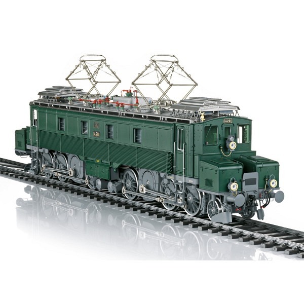 Spur 1:  Elektrolokomotive Ce 6/8 I  "Köfferlilok"  grün   