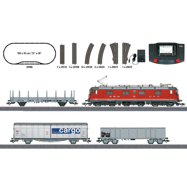 Mega-Digital-Startpackung "Schweizer Güterzug mit Re 620 und CS3plus Art. 60216. 