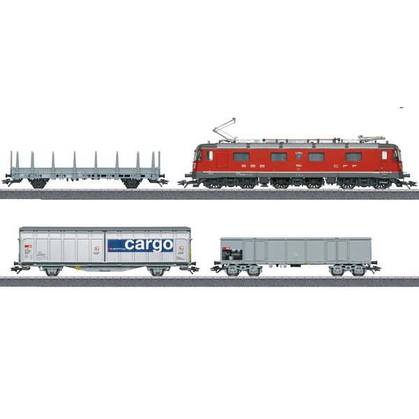 Zugpackung "Schweizer Güterzug mit Re 620 054-7 "Villeneuve" 