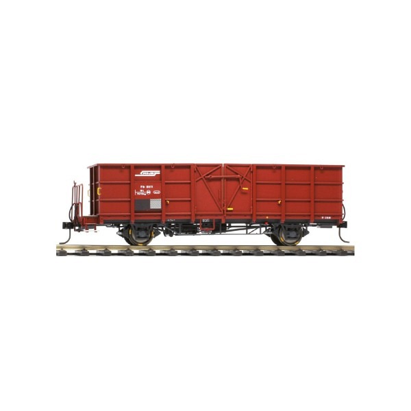 Spur 0m:  RhB Fb 8504 Stahlwand-Hochbordwagen 