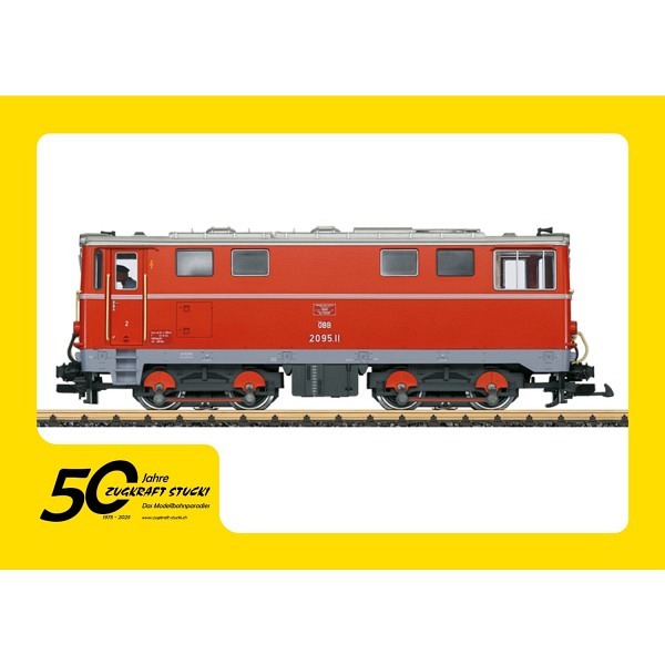 Jubiläumsangebot  50 Jahre Zugkraft Stucki   - ÖBB Diesellok  BR 2095  