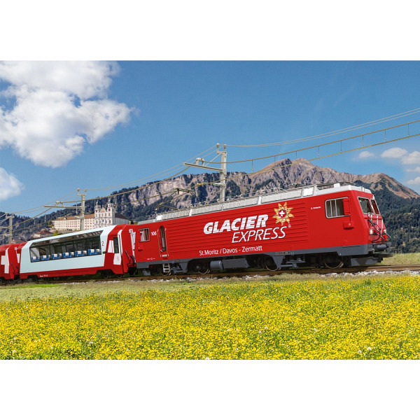 MGB  HGe 4/4 II  106 "Glacier Express" -  St.Moritz/Davos - Zermatt 