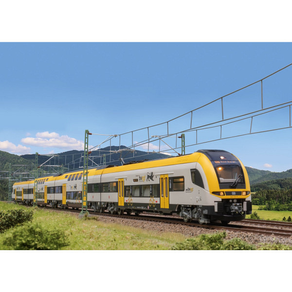 Elektrotriebzug Siemens Desiro HC als BR 1462/1862 der DB AG   -  Stromabnehmer digital heb- und s..