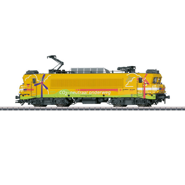 Elektrolokomotive Reihe 1800 der Strukton Rail B.V.    -  Stromabnehmer digital heb- und senkbar    
