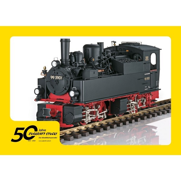 Jubiläumsangebot  50 Jahre Zugkraft Stucki     Spur LGB:  HSB Dampflok 99 5901 - Highendmodell in ..