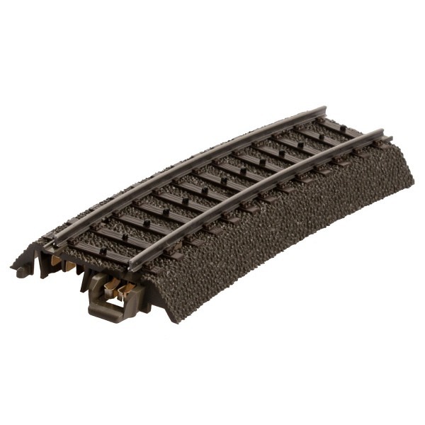 C-Gleis gebogen, R1 = 360 mm / 15°. 