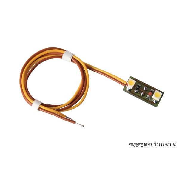 Hausbeleuchtung mit 2 gelben LED's  