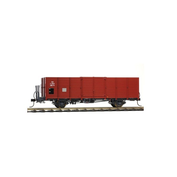 Spur 0m:  RhB E 6604 Holzwand-Hochbordwagen  