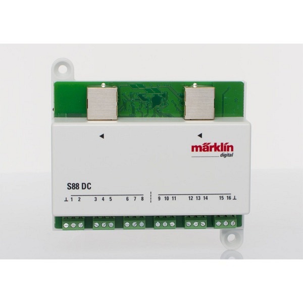 Rückmeldedecoder mit Stromfühlern auf digital gesteuerten 2-Leiter-Anlagen.  - für alle Spuren gee..