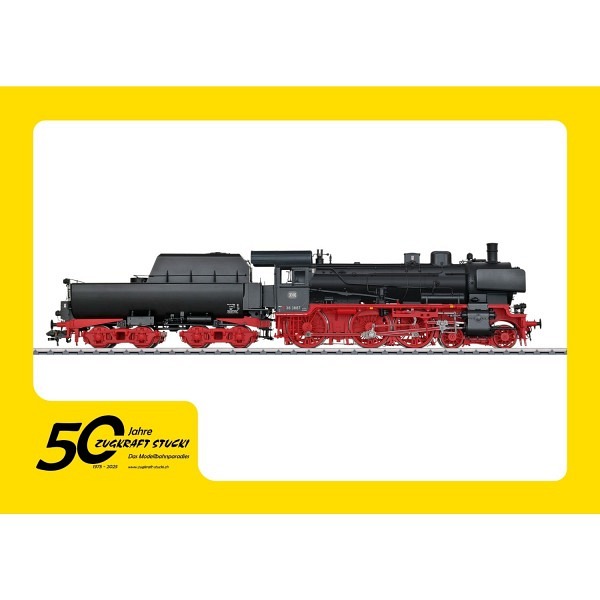 Jubiläumsangebot  50 Jahre Zugkraft Stucki     Spur 1:  DB BR 38 10-40 Dampflok mit Wannentender