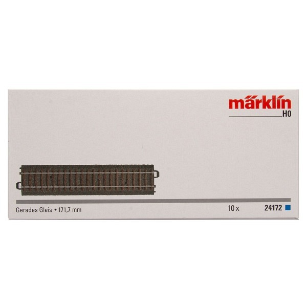 C-Gleispackung 10 Stk. gerade, 171,7 mm   