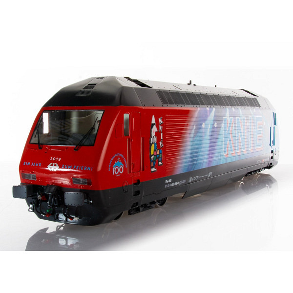 Jubiläumsangebot  50 Jahre Zugkraft Stucki  Spur 1:  SBB Re 460 "Circus Knie 3"  