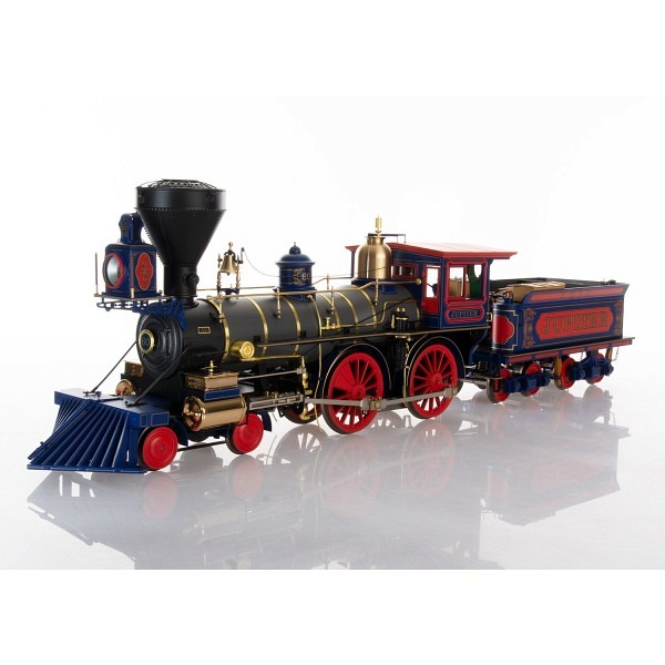 Jubiläumsangebot  50 Jahre Zugkraft Stucki    Spur 1:  Dampflokomotive "Jupiter" der Central Pacif..