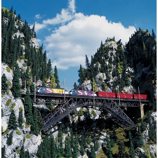 Bietschtalbrücke, Strecke Goppenstein-Brig  ( Spur HO ) 