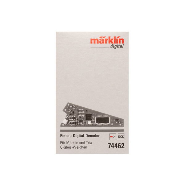Multipack mit 10 Stk. Einbau-Weichendecoder mfx für C-Gleis-Weichen. 