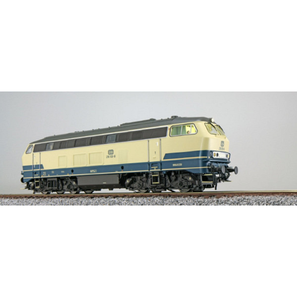 Diesellok, DB BR 216 100 ozeanblau/beige Sound und Rauch 