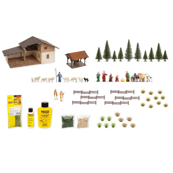 Bastel-Adventskalender "Weihnachts-Krippe"  