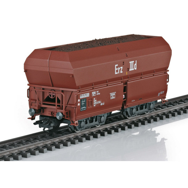 Display "Selbstentladewagen Erz IIId" Fad 155 mit 6 unterschiedlichen Wagen. 