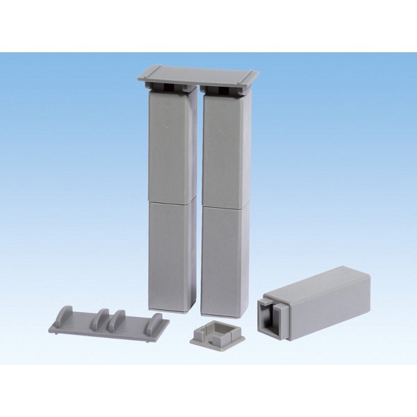 Doppelpfeiler,  2 Stück,  je 9,4 cm hoch, kürzbar 