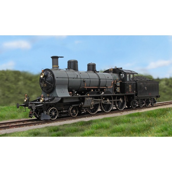 SBB Schnellzug-Dampflokomotive A 3/5 739 schwarz  