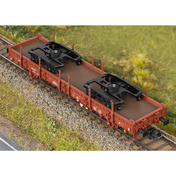 Zweiachsiger Drehrungenwagen der Bauart Ks 446 der Deutschen Bahn AG  