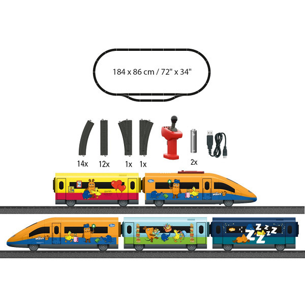 Märklin my world - Startpackung "Mauszug" für Kinder ab 3 Jahren 