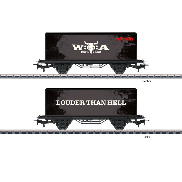 Containerwagen in klassischer Gestaltung zum Wacken Open Air W:O:A® 2026 