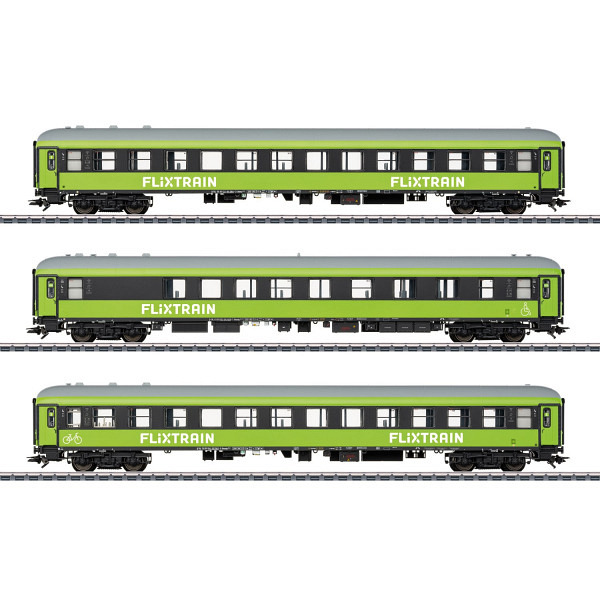 Schnellzugwagen-Set 1, "FlixTrain" 