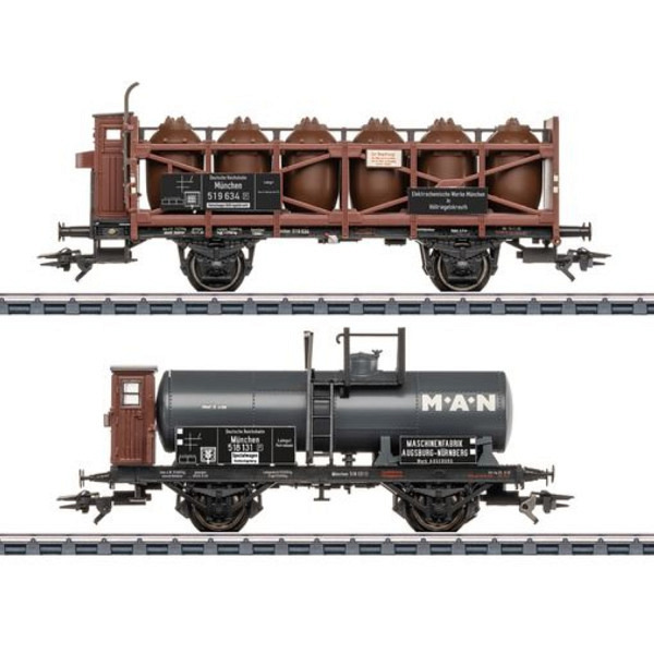 Güterwagen-Set zur Dampflok BR 56.34-35  