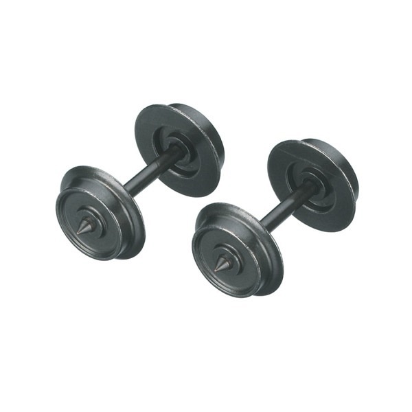 WS-Achsen 9 mm ( 2 Stk.) Raddurchmesser: 9 mm  -  Achslänge 24,75 mm 