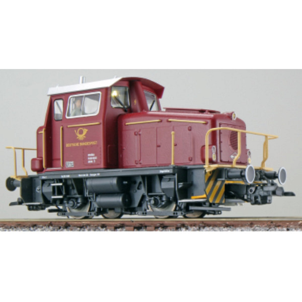 Zweiachsige dieselhydraulische KG 230 B von Deutz. Bundespost, rot - geeignet für das 3-L-Märklin-System ACC ( und auch 2-L-DCC )   