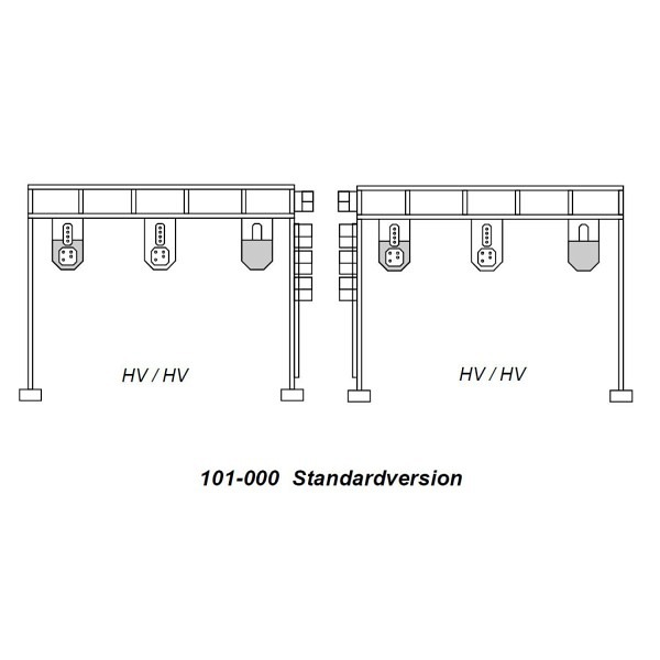 SBB Signalbrücke HV HV HV HV ( in beide Richtungen ) 
