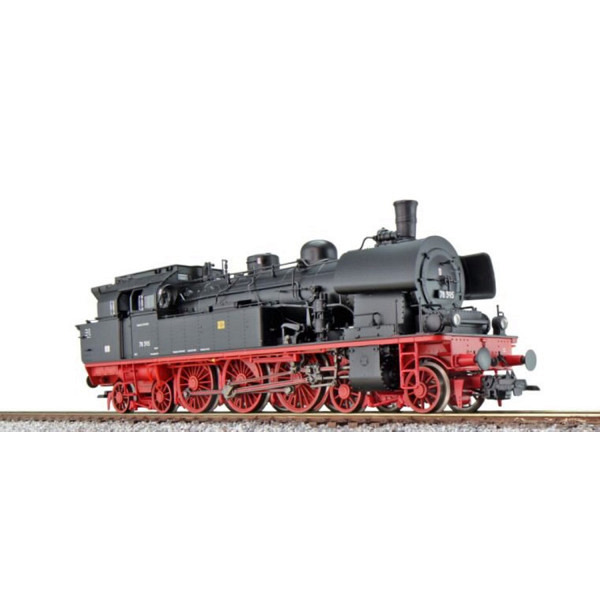 Jubiläumsangebot  über 50 Jahre Zugkraft Stucki Dampflok T18 DR 78 395, schwarz, Doppelraucherzeug..