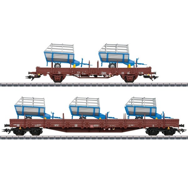 Güterwagen-Set 2 Landwirtschaftliche Geräte ( 2 Wagen ) 