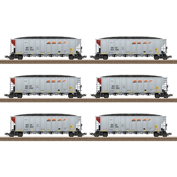 Hopper Car Set der Burlington Northern Santa Fe, LLC (BNSF) 