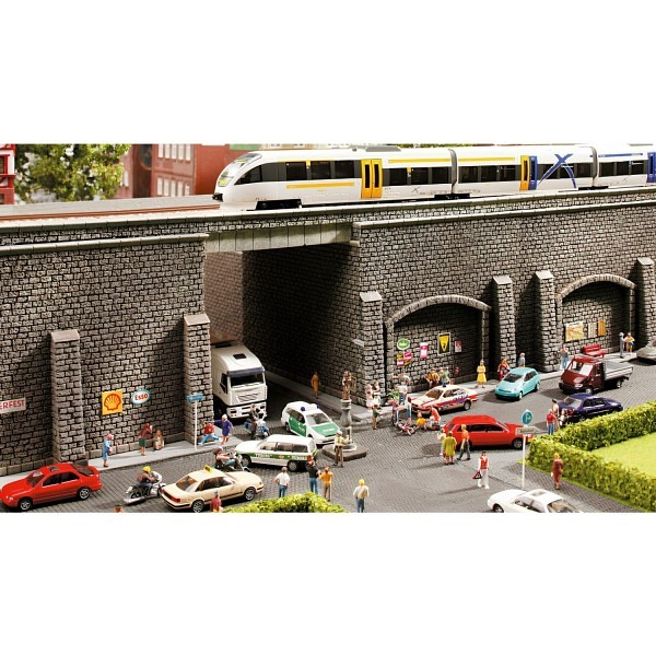 Stein-Arkadenmauer extra lang  