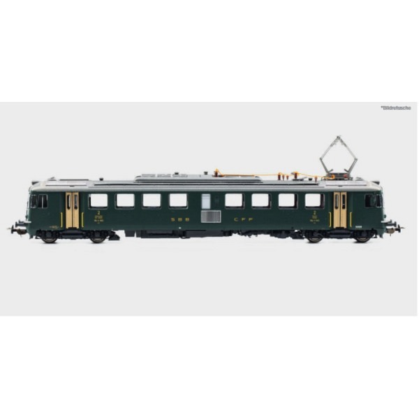 Vorbestellpreis:  DSF Triebwagen RBe 4/4 1405 grün ex SBB Prototyp - Geeignet für das 3-Leiter-ACS-System von Märklin    