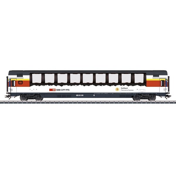 SBB Apm 61 85 19-90 107-7  GOPEX  "Gotthard Panorama Express"  - der Wagen verfügt über AC-Achsen für das 3-L-Märklin-System