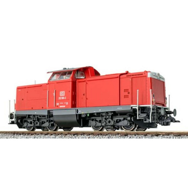 Diesellok  212 100, DB, Vorbildzustand um 2000, verkehrsrot, Sound+Rauch - geeignet für das 3-L-Märklin-System ACC ( und auch 2-L-DCC )  