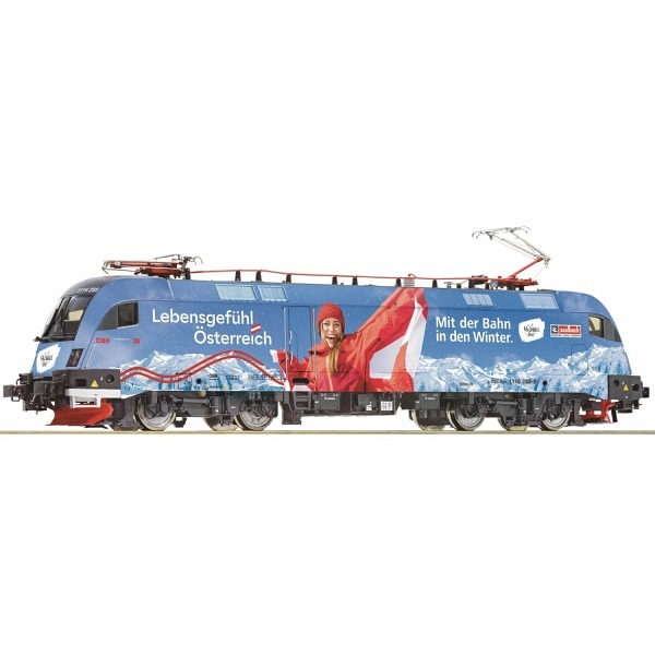 Elektrolokomotive 1116 233-8 „Winter im SalzburgerLand“, ÖBB - geeignet für das 3-L-ACS-System Märklin   