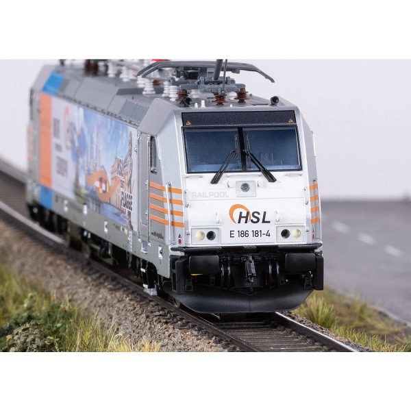 Elektrolokomotive Baureihe 186   - Mit Pufferspeicher zur Überbrückung von kurzen stromlosen Stellen     