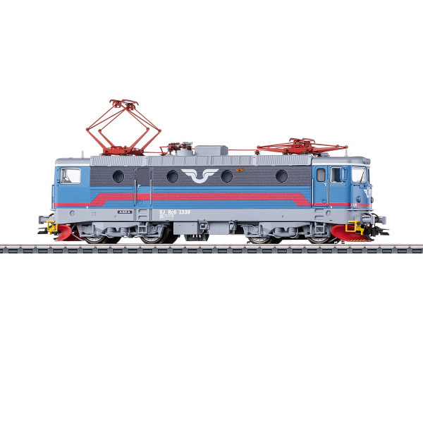 SJ  Elektrolokomotive Rc 6 - Mit Pufferspeicher zur Überbrückung von kurzen stromlosen Stellen 