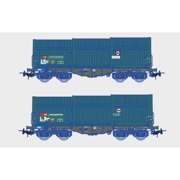 SBB  Teleskophaubenwagen-Set  