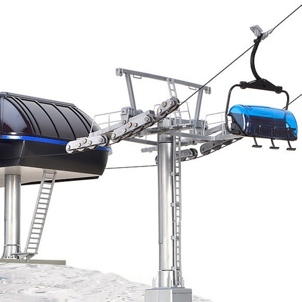 Sesselbahn mit 6er-Sesseln incl. Gebäude 