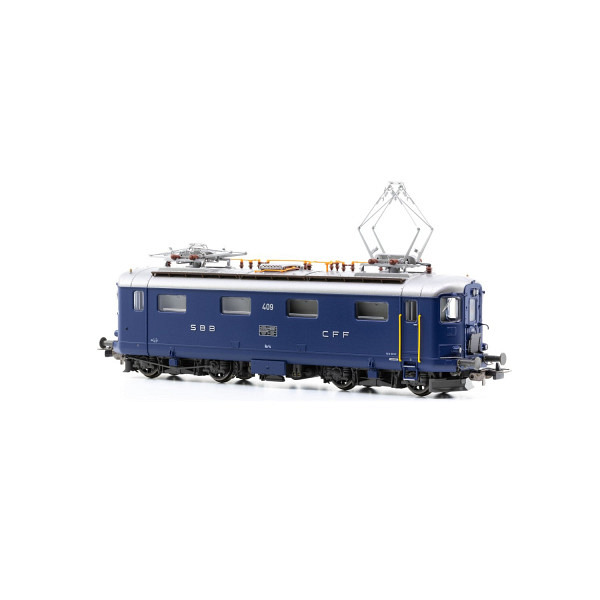 SBB elektrische Lok Re 4/4 I 409, saphirblau geeignet für das 3-L-Märklin-System - inkl. PIKO Sound-Decoder
