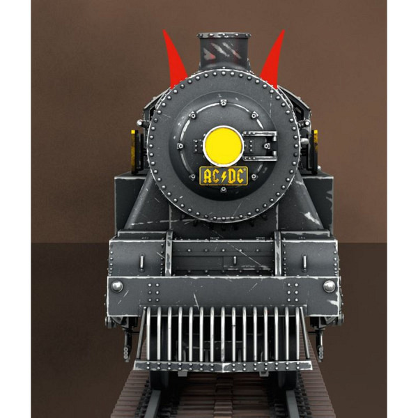 Schlepptender-Dampflokomotive "Black Ice" AC/DC 