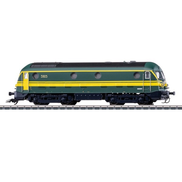 Diesellokomotive Serie 59 der Belgischen Staatsbahnen (SNCB/NMBS) - mit Pufferspeicher zur Überbrü..