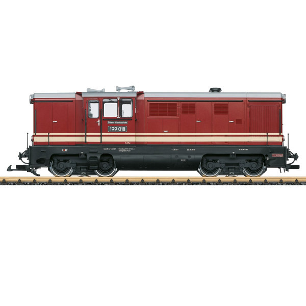 Diesellok 199 018 der SOEG 