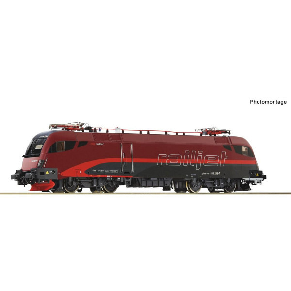Elektrolokomotive 1116 238-7 „Railjet“, ÖBB - geeignet für das 3-L-ACS-System Märklin